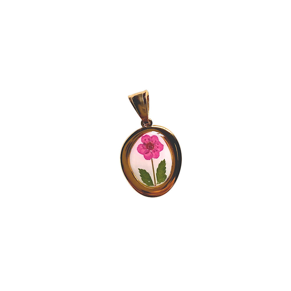 Ciondolo Fiore Magenta
