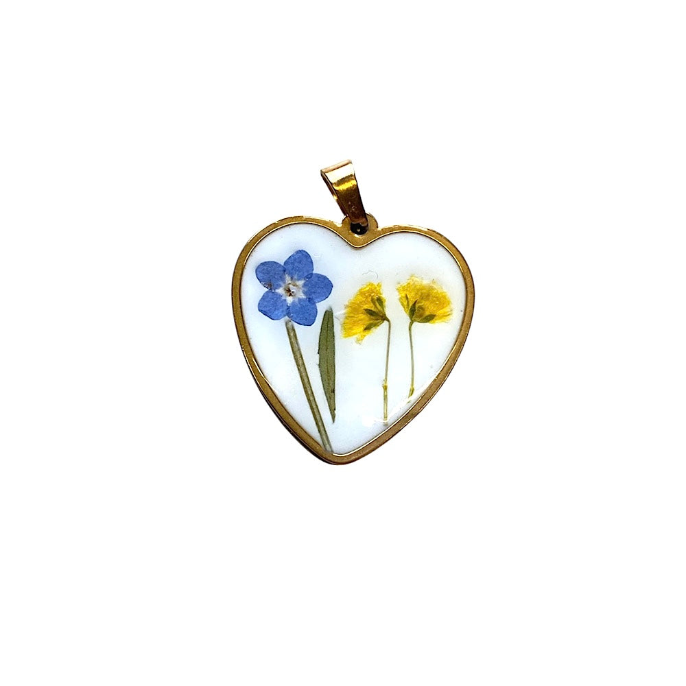 Ciondolo Mimosa Cuore