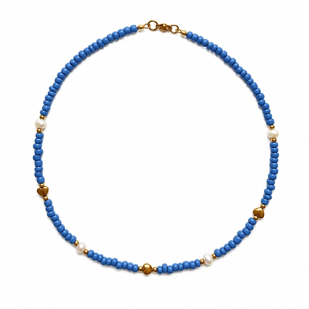 Collana Cocos Blu Santorini