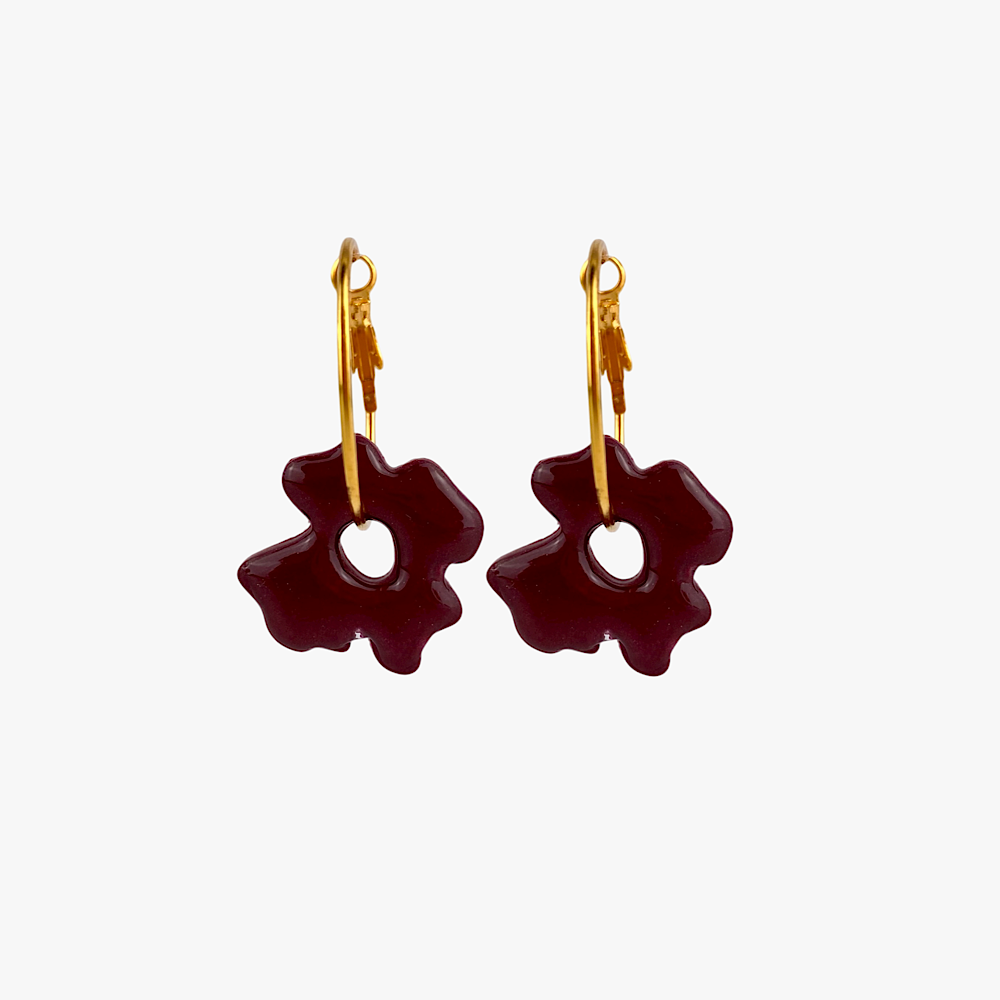 Orecchini Mia Bordeaux