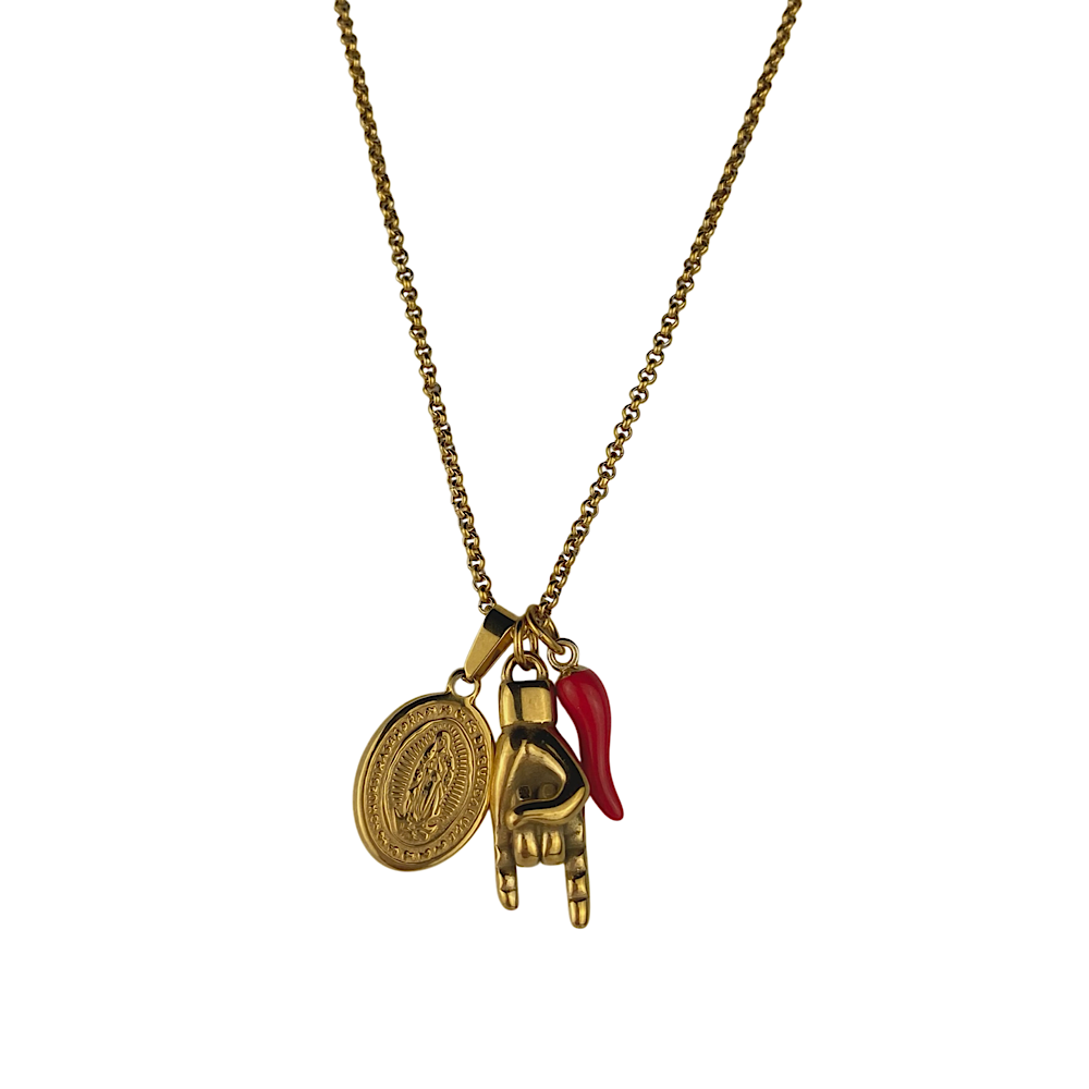 Collana Scacciaguai Rosso