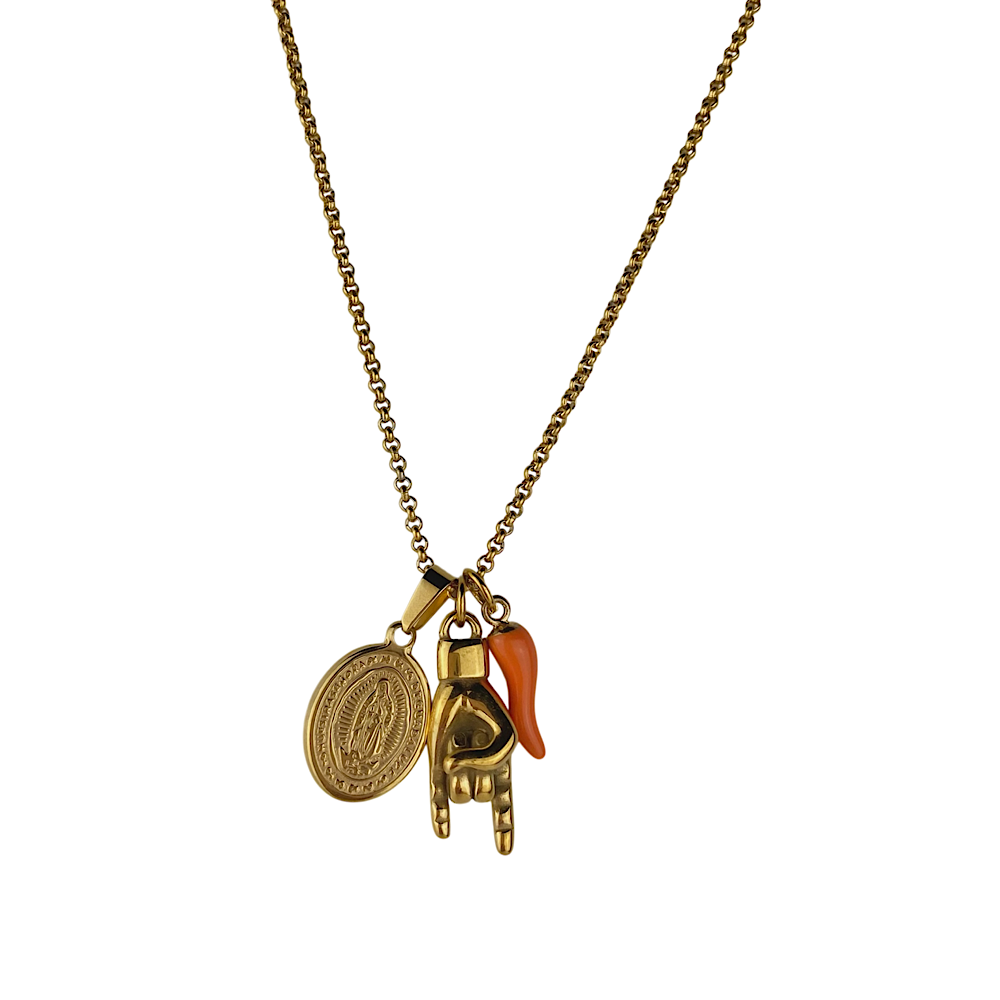 Collana Scacciaguai Arancio