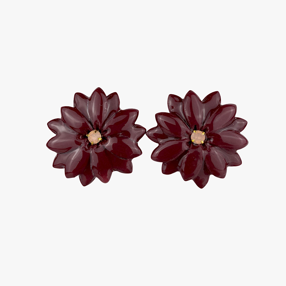 Orecchini Dalia Bordeaux