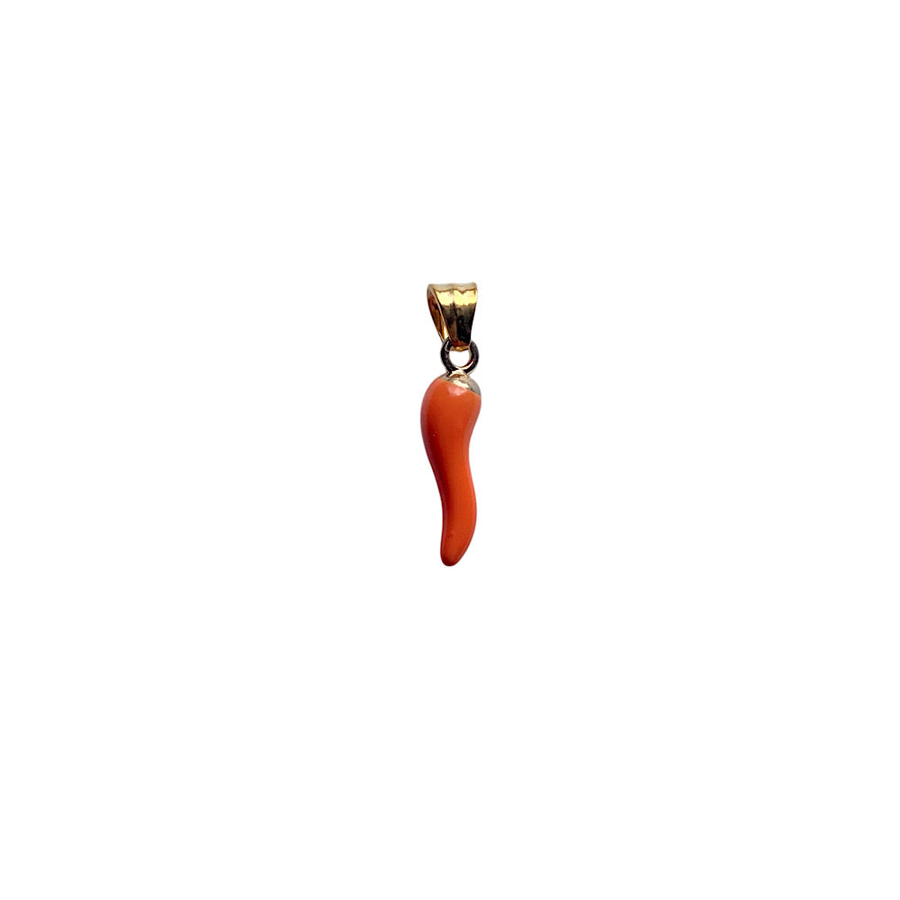 Ciondolo Cornetto Baby Arancio